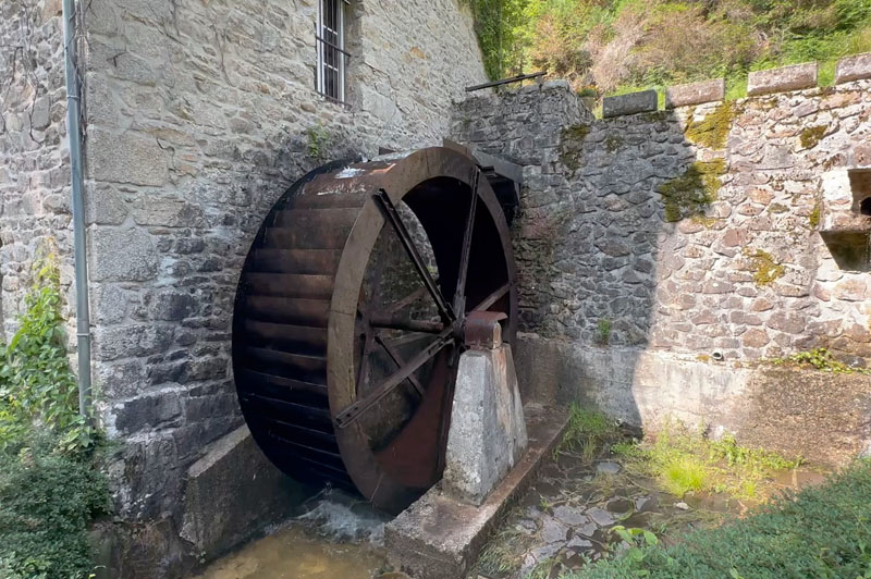 generating electricity existing waterwheel